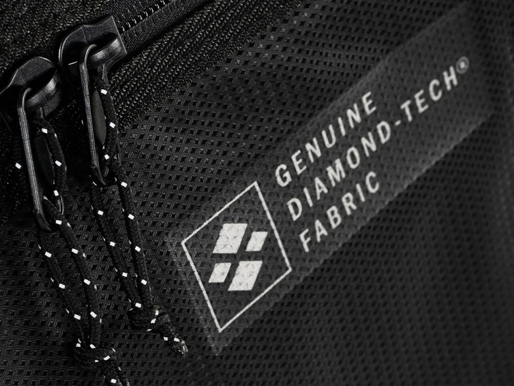 Close up of Geniune Diamond Tech Fabric patch