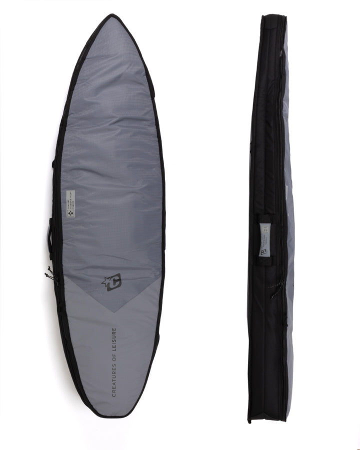 Shortboard Double Titanium : Titanium Black - 6'7 – Creatures of