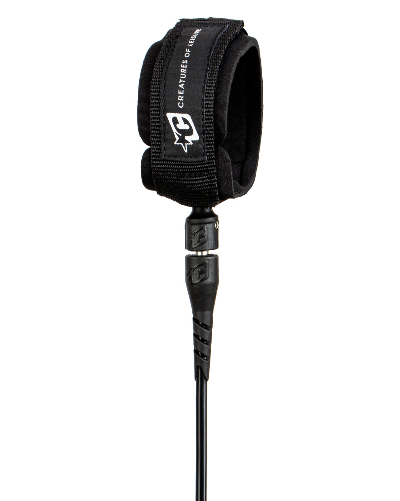 DESTINATION『LEASH MATT MEDIUM ７’』 BLACK Icon Leash 7 : Black – Creatures of Leisure USA