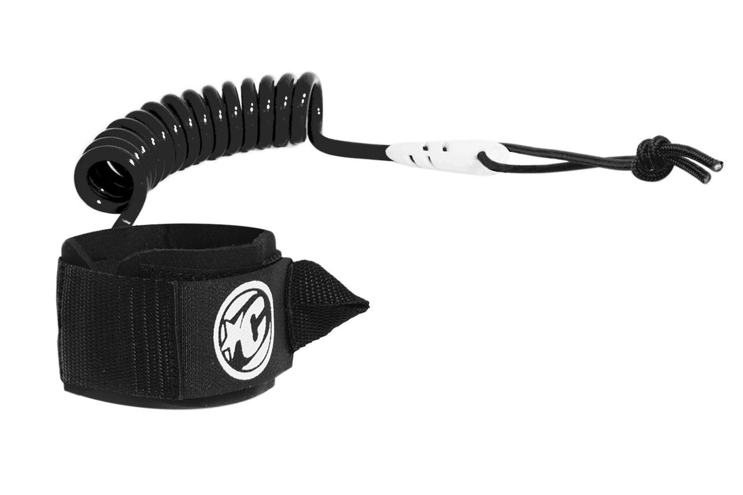 Coiled Wrist Leash Black