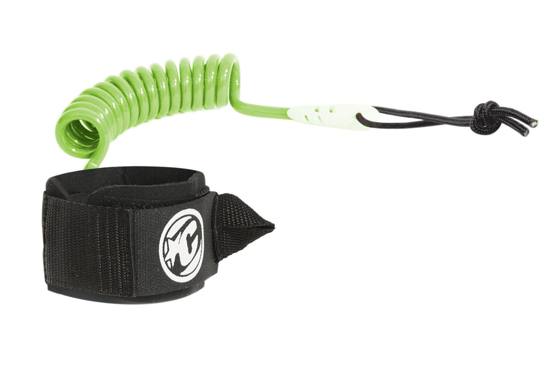 Coiled Wrist Leash Lime