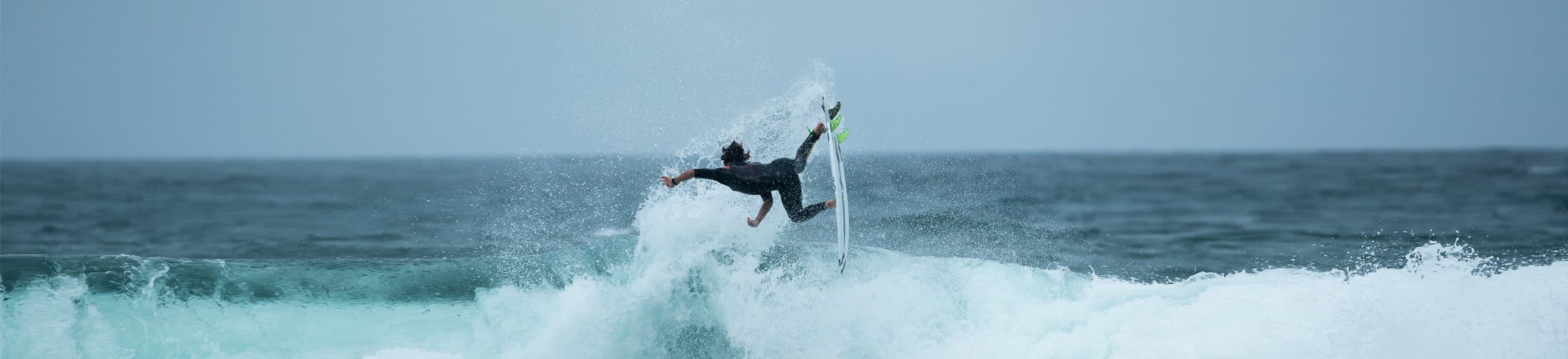 Man getting bucked off wave 