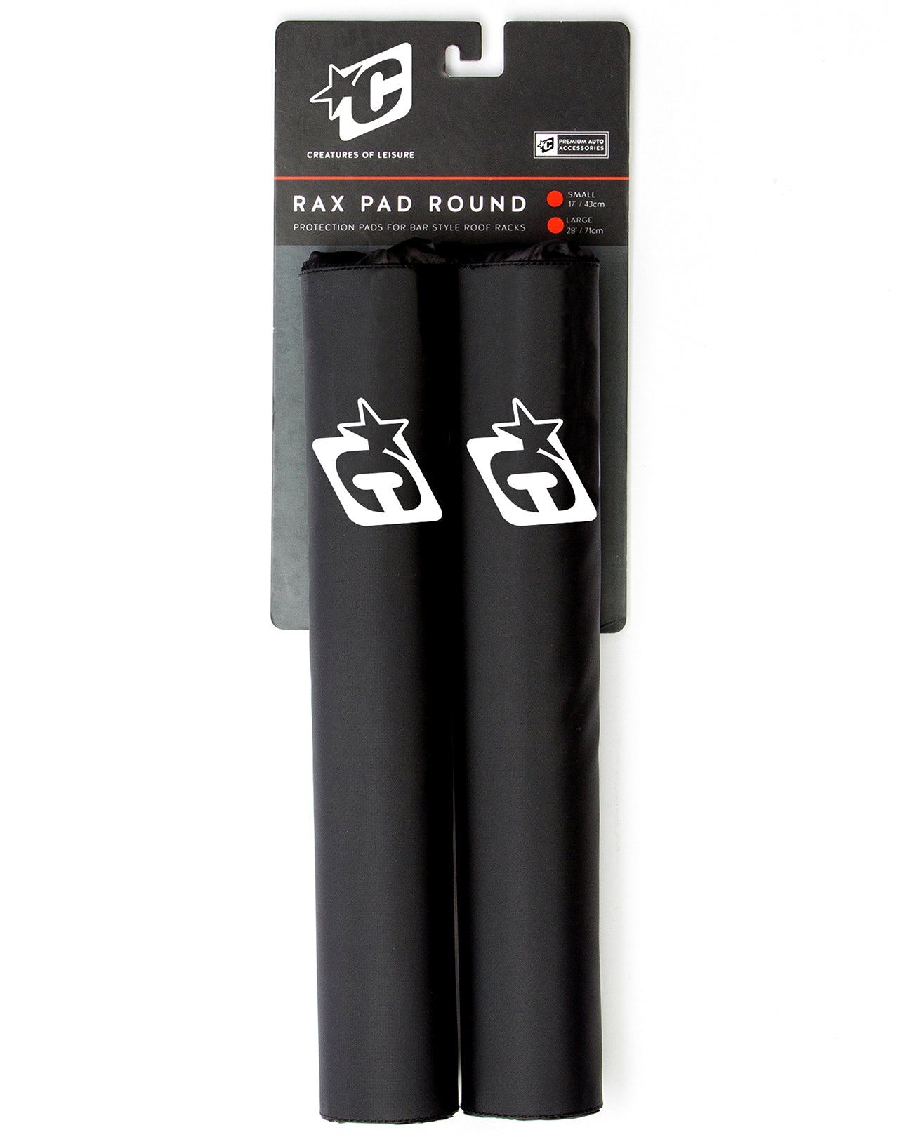 Rax Pad Round : Black Orange - 17