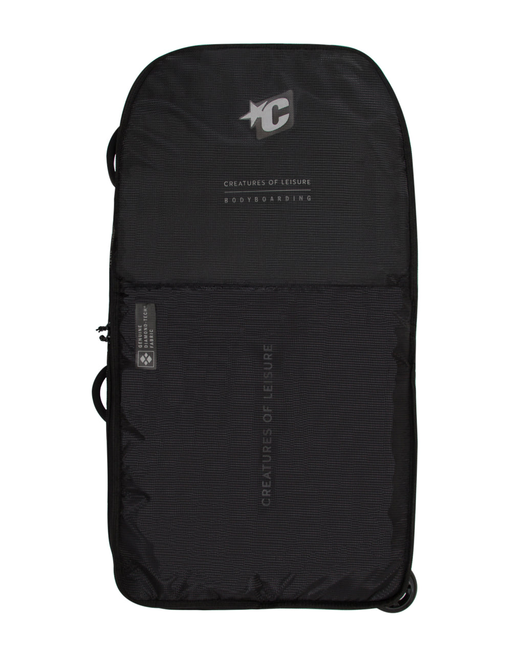 Bodyboard Quad Wheely : Black Silver - 46