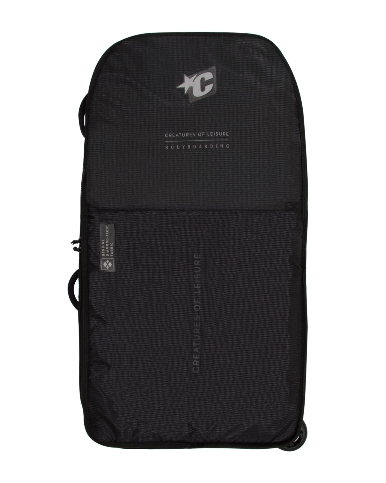 Bodyboard Quad Wheely : Black Silver - 46