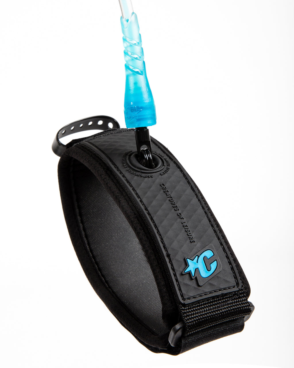 Reliance Bicep Small : Cyan Speckle Black - Sml