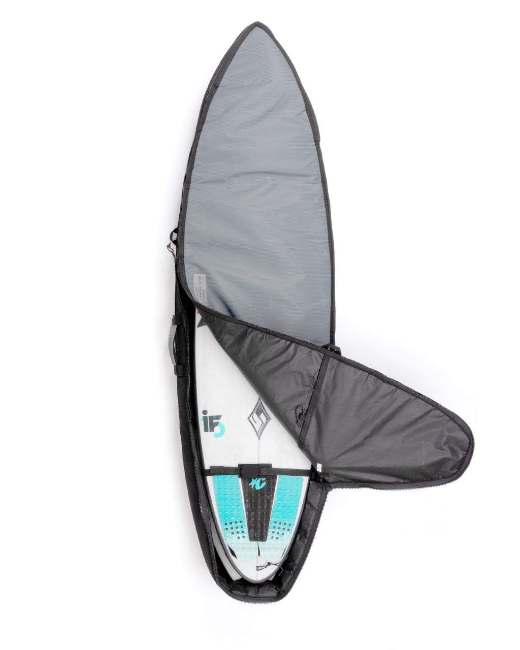 Shortboard Double Titanium : Titanium Black - 6'3