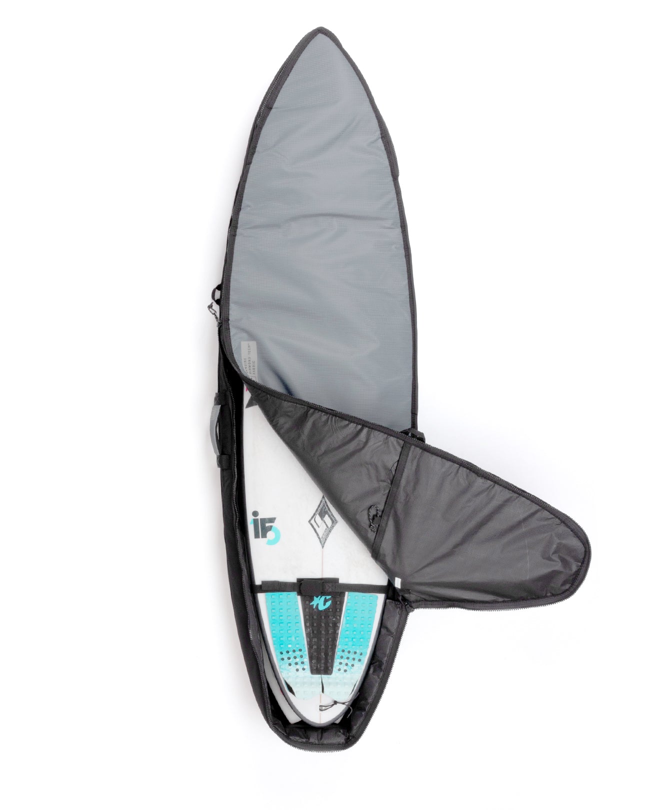 Shortboard Double Titanium : Titanium Black - 6'0