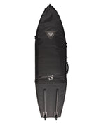 Shortboard Triple Wheely : Black Silver - 6'7