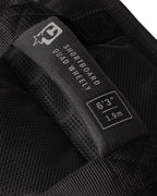 Shortboard Quad Wheely : Black Silver - 6'7