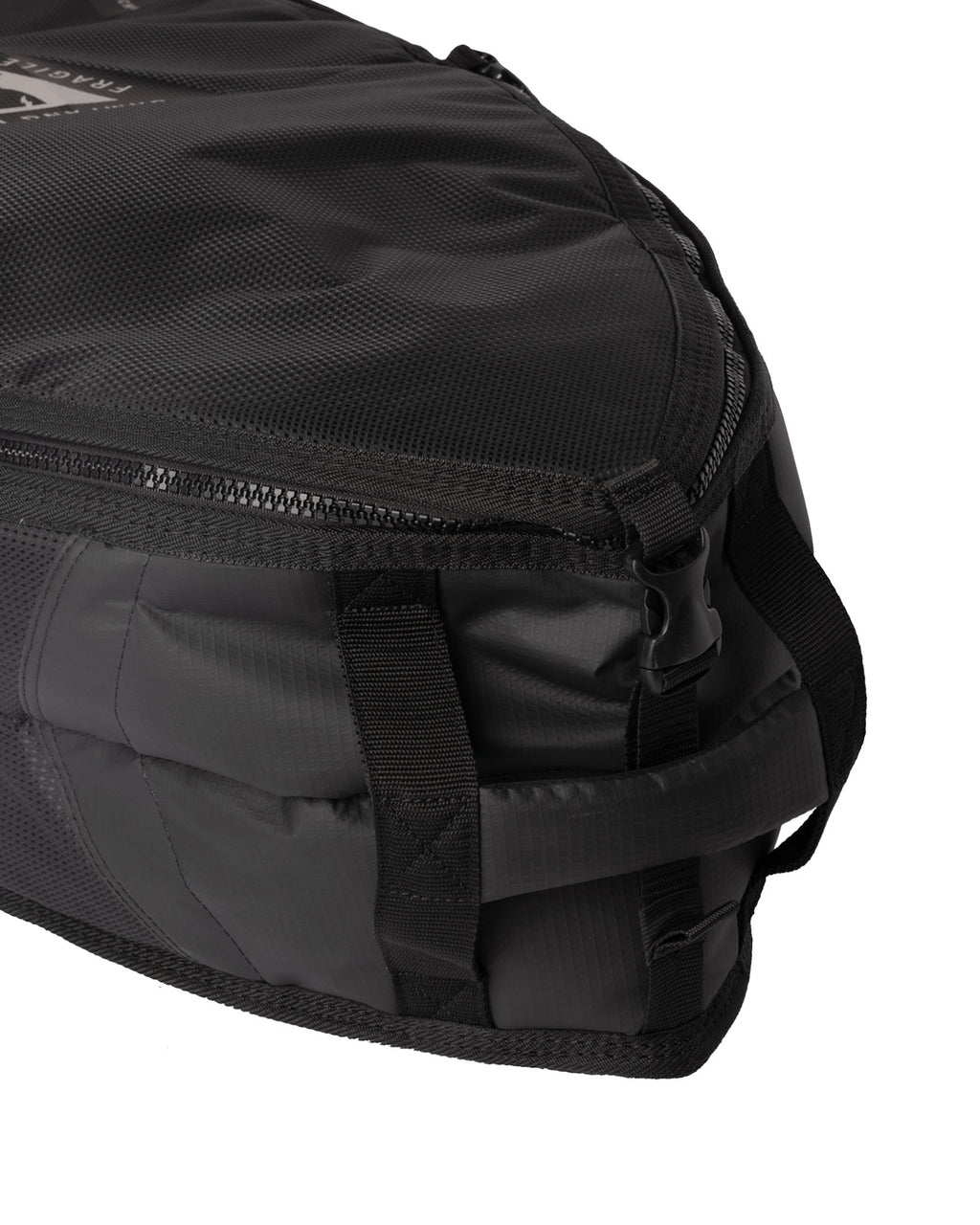 Shortboard Quad Wheely : Black Silver - 6'7