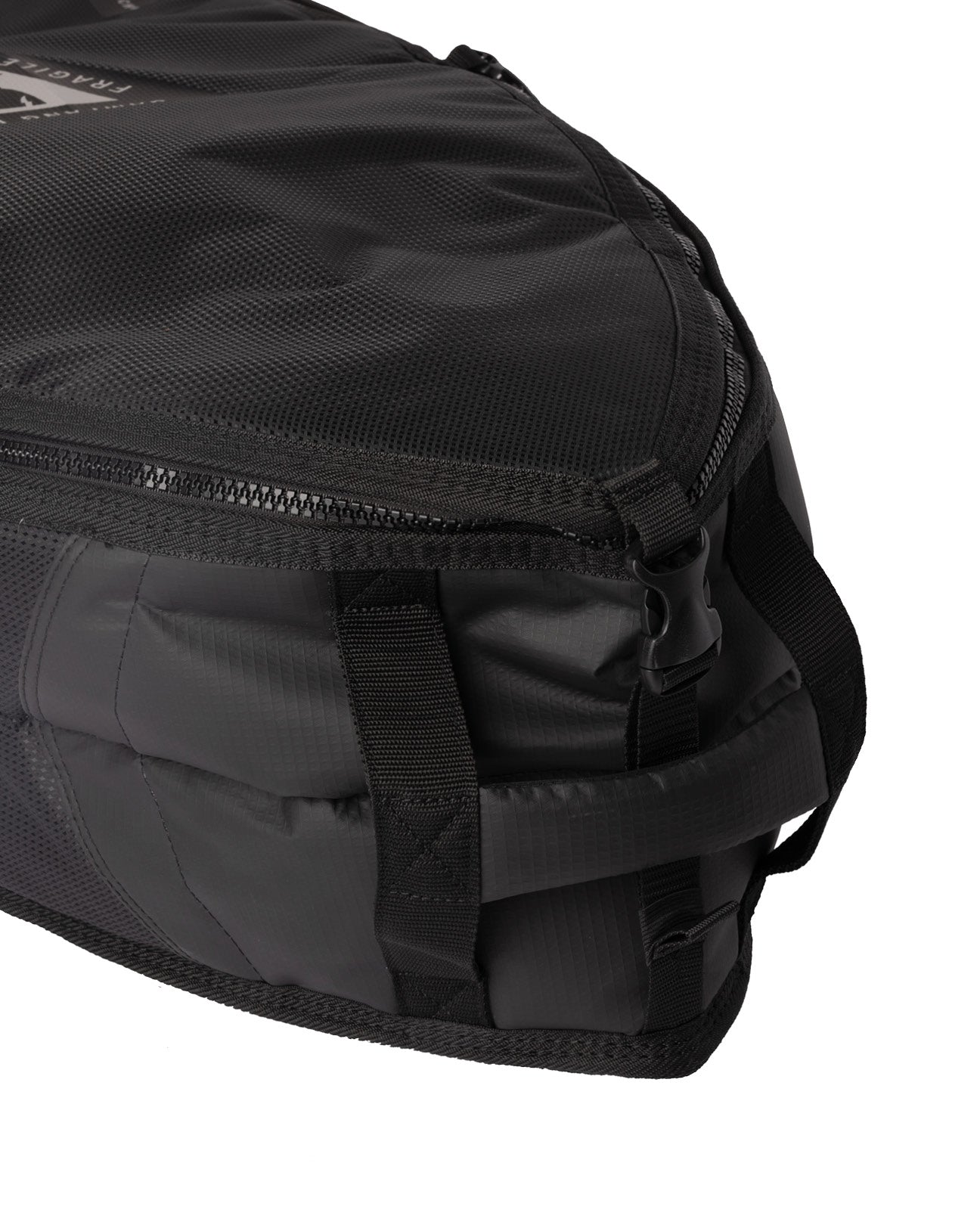 Shortboard Quad Wheely : Black Silver - 6'7