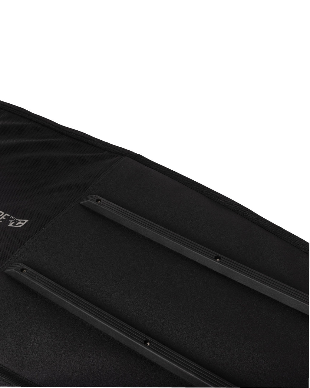 Shortboard Quad Wheely : Black Silver - 6'7