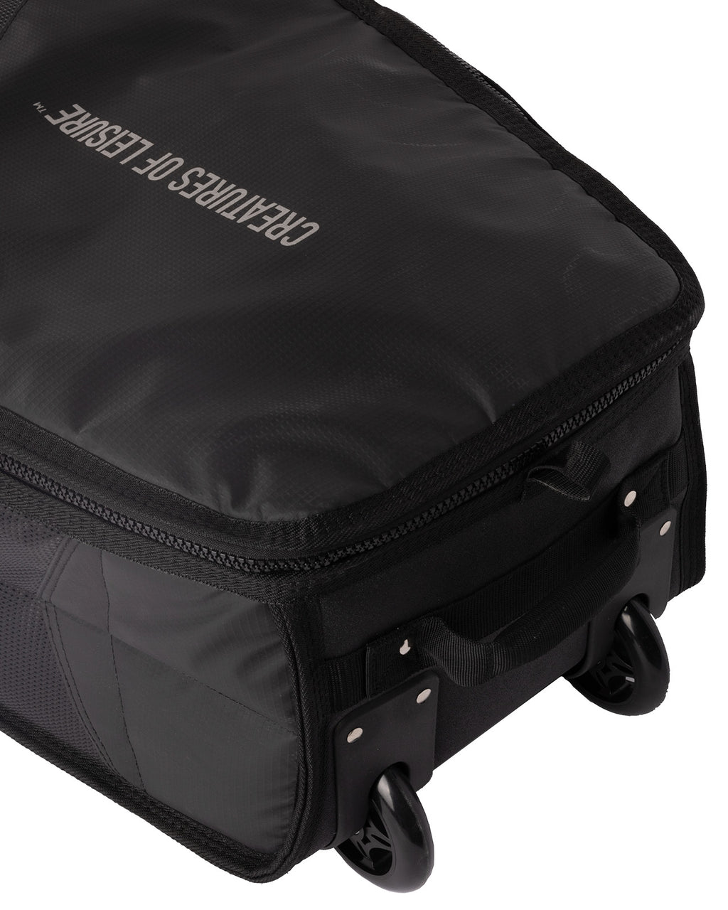 Shortboard Quad Wheely : Black Silver - 6'7