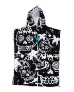 Grom Poncho : Black White - Small