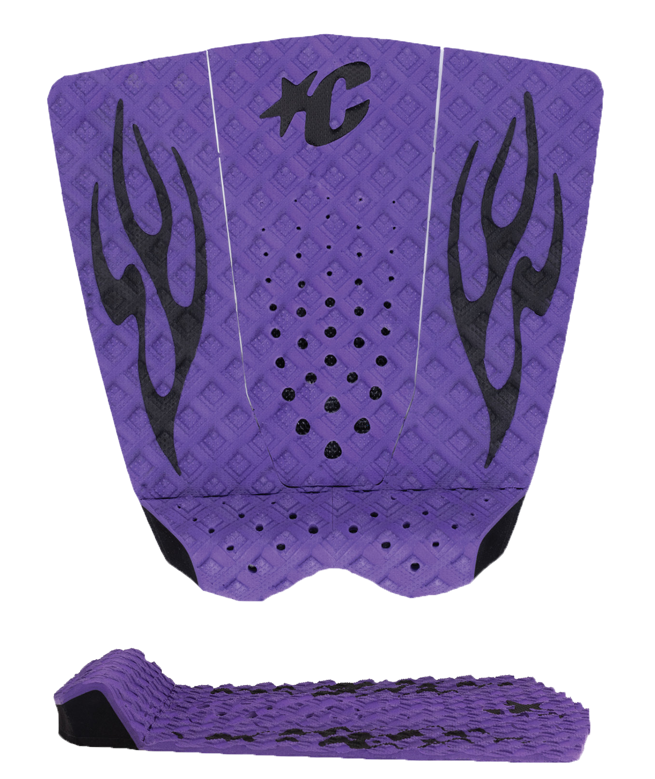 Griffin Colapinto Signature : Punk Purple Black Flames - 3 Pce