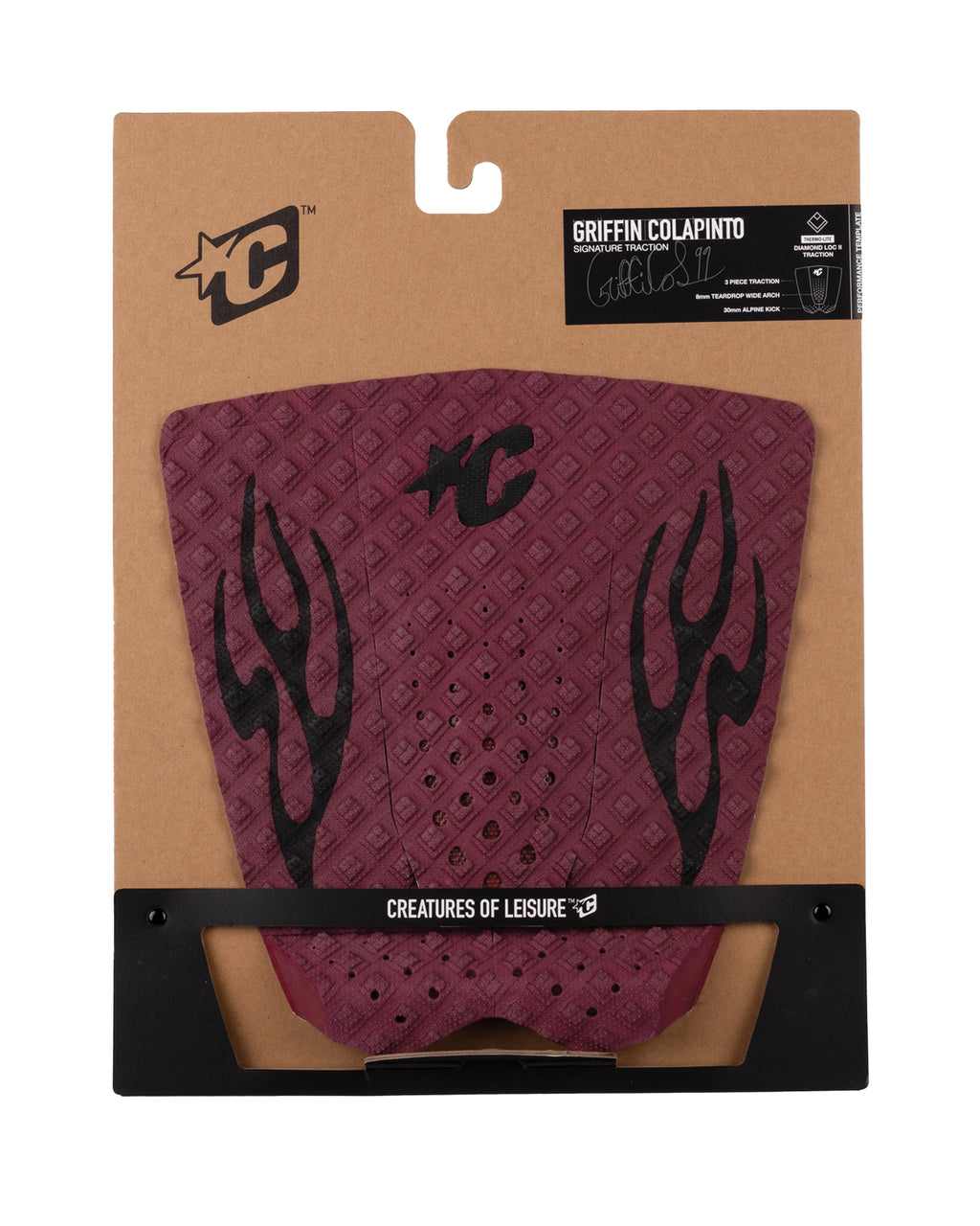 Griffin Colapinto Signature : Dark Rose Black Flames - 3 Pce