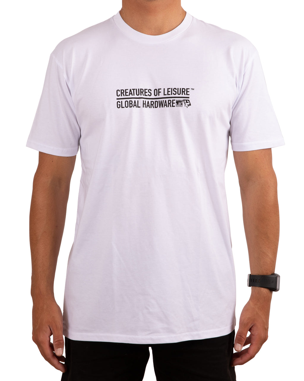 Global Hardware S/S Tee : White - X Large
