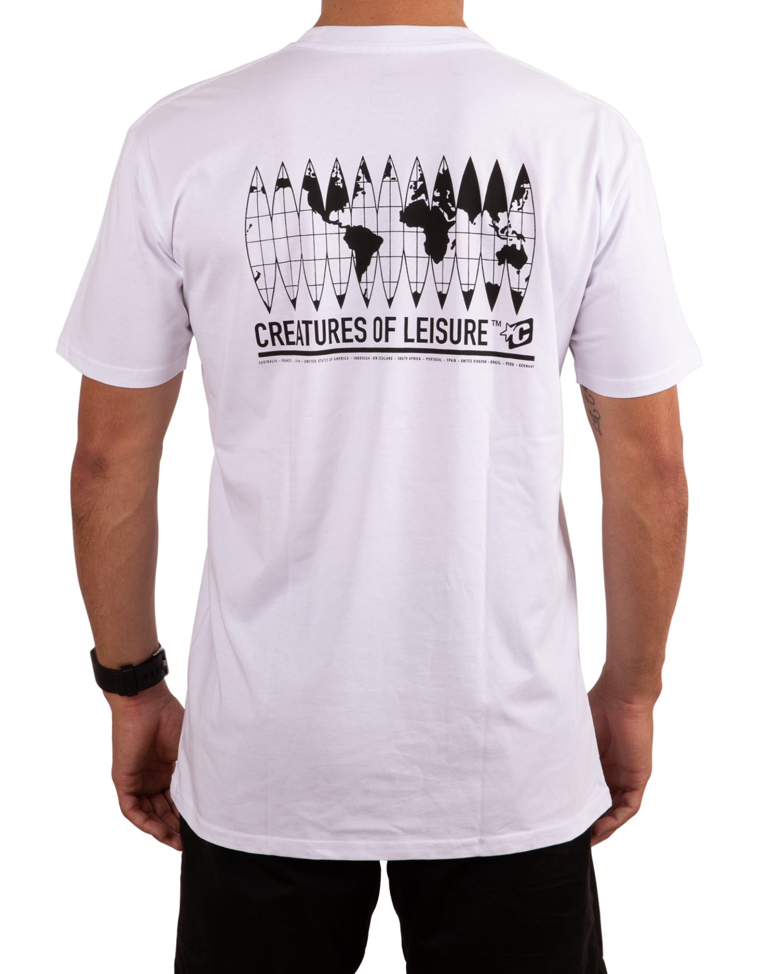 Global Hardware S/S Tee : White - X Large