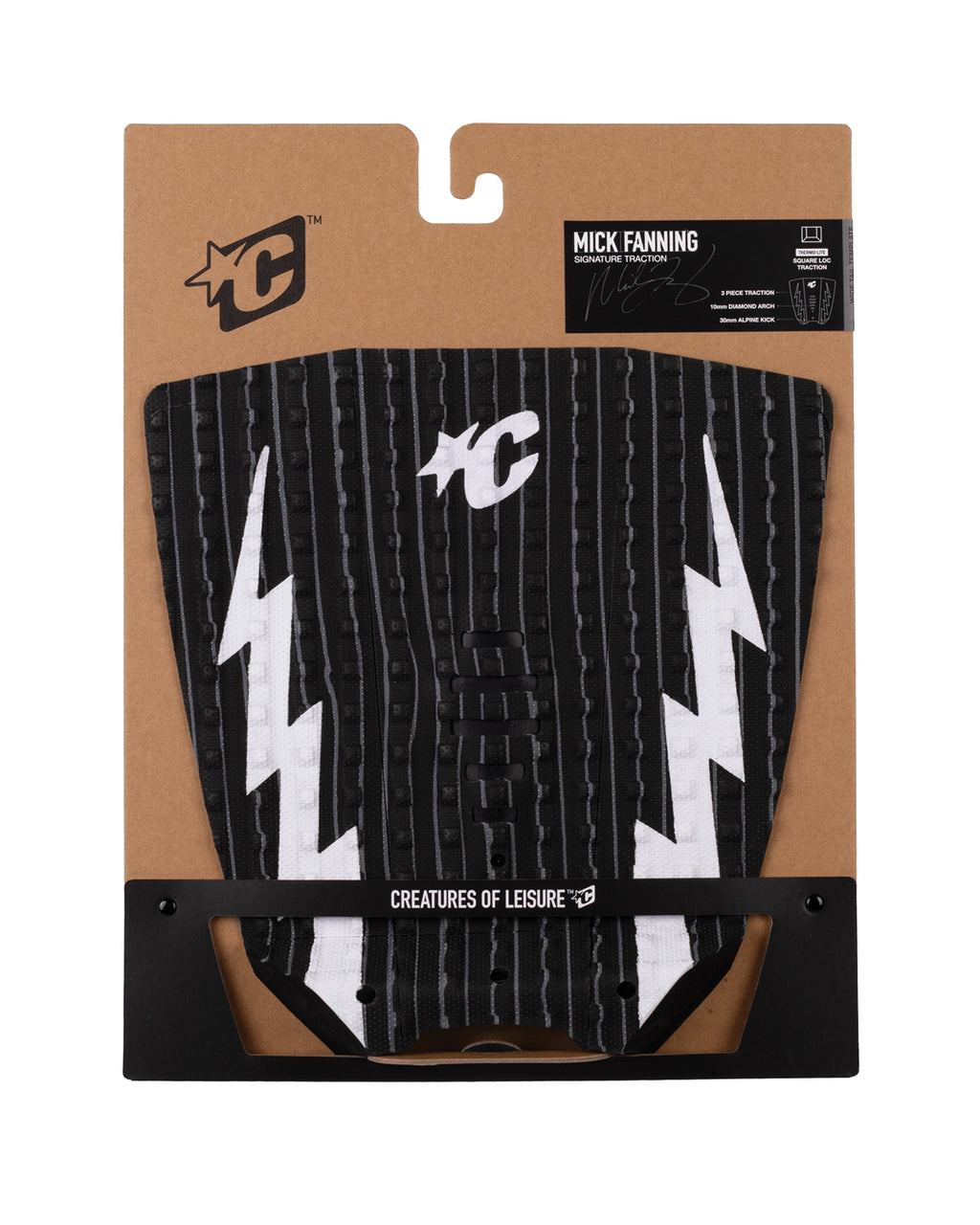 Mick Eugene Fanning Signature : Black Stripe White - 3 Pce