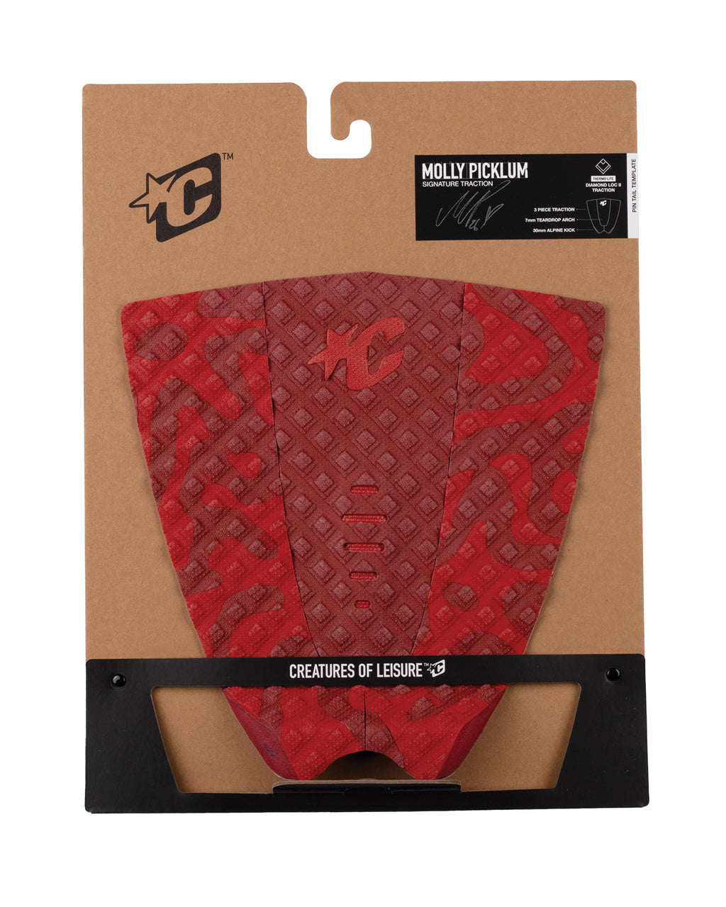 Molly Picklum Signature Pin : Rust Red - 3 Pce