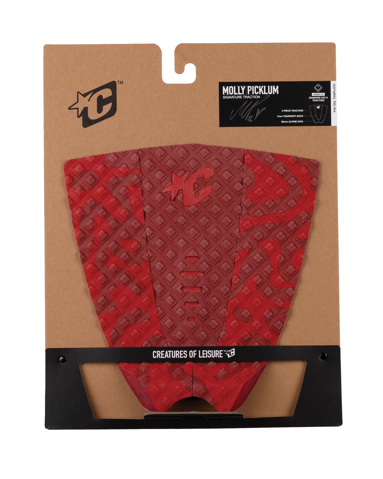 Molly Picklum Signature Pin : Rust Red - 3 Pce
