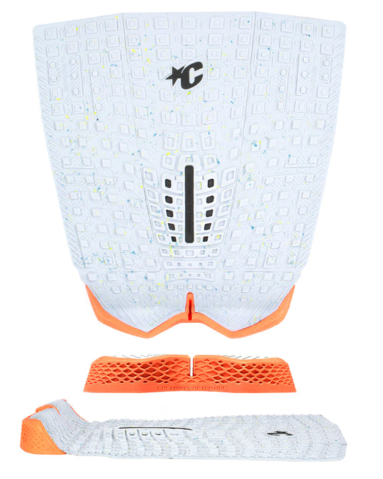 eco platinum speckle fluro red