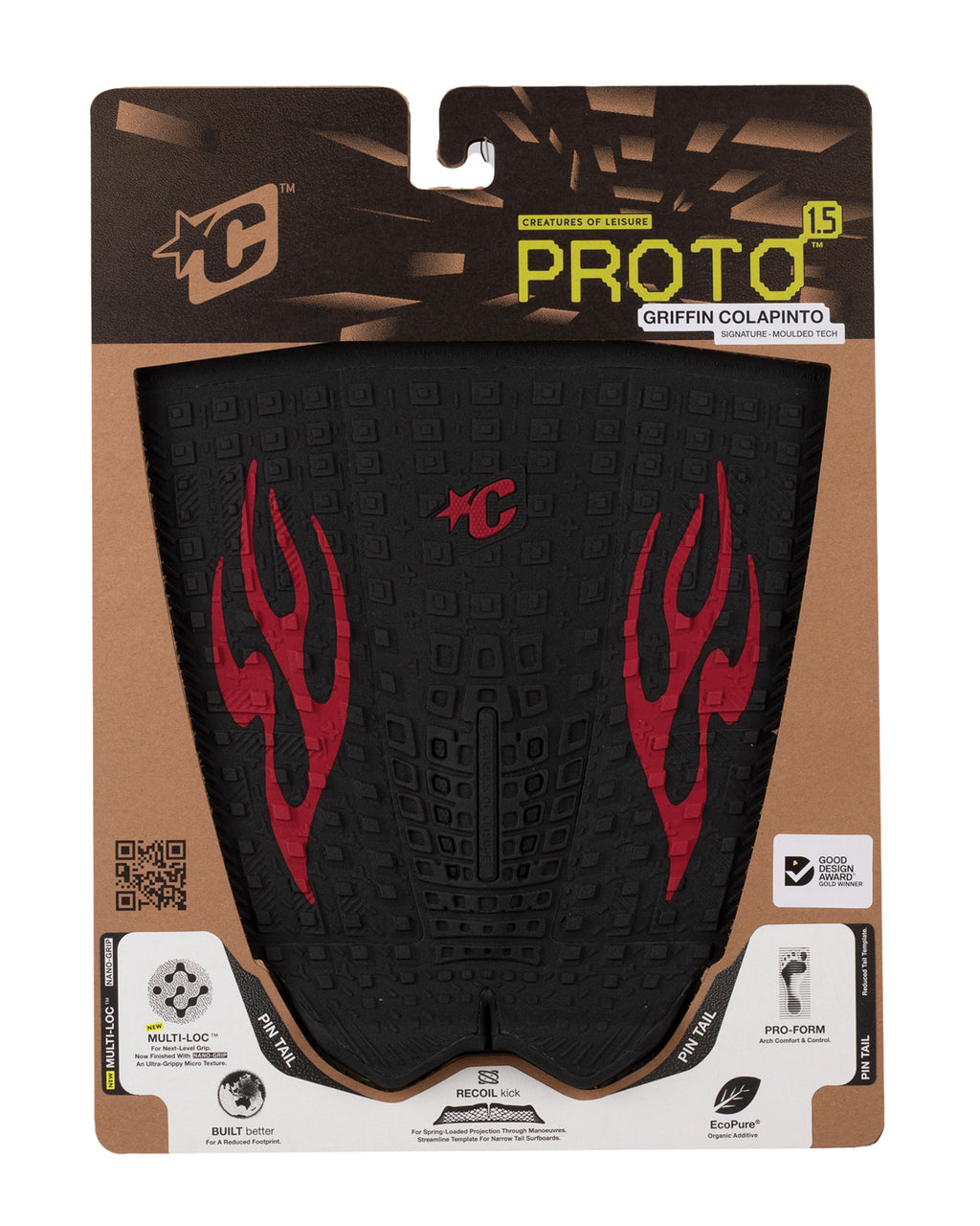 Proto 1.5 Griffin Colapinto Signature: Black Red Flames