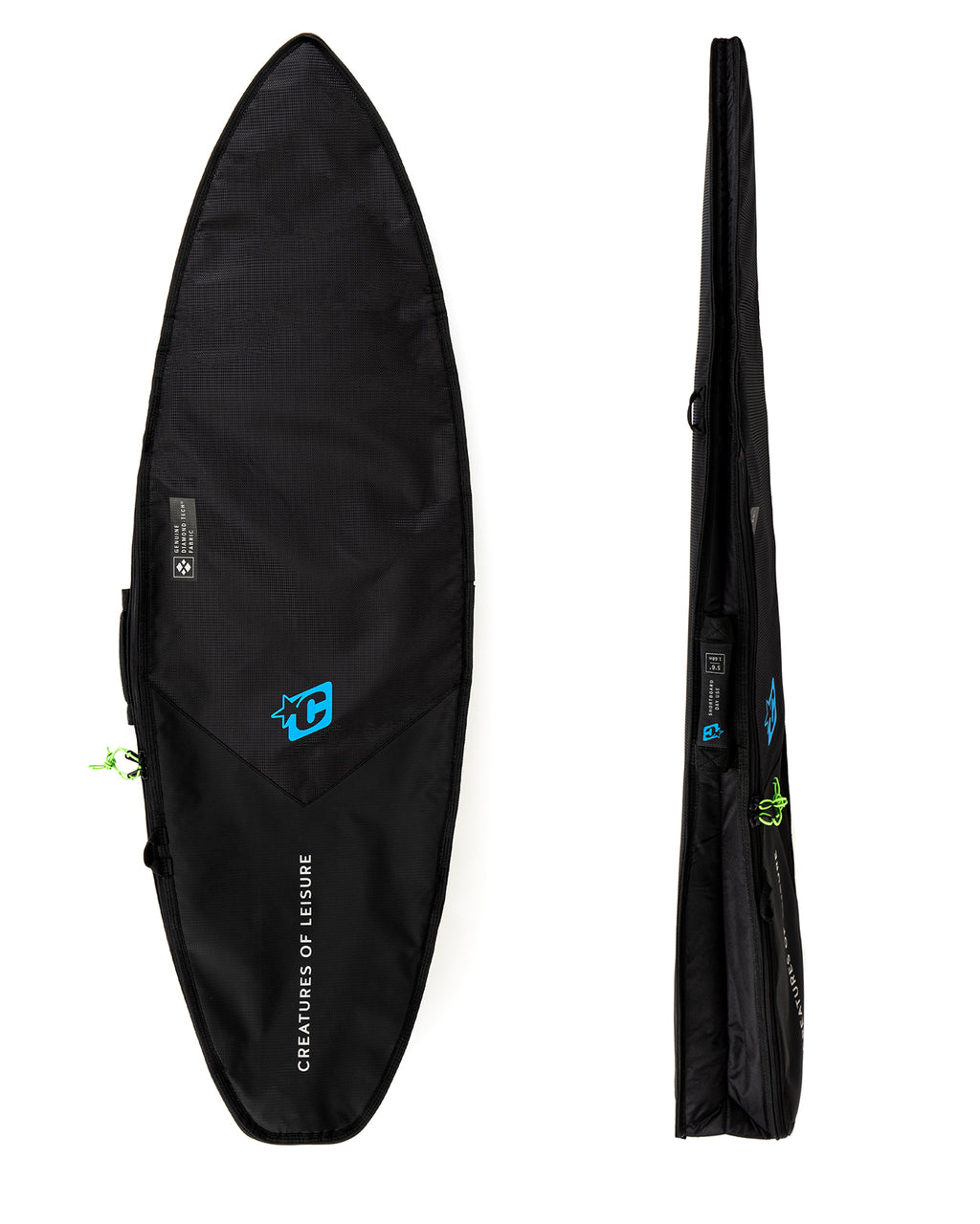 Grom Day Use : Black Cyan - 5'6