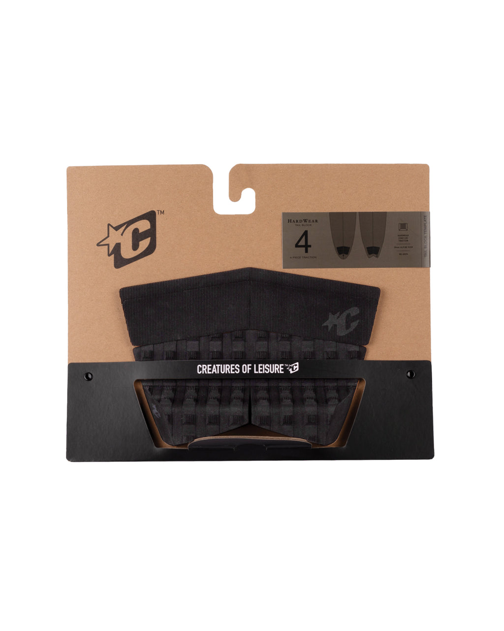 Hardwear Tail Block : Black - 4 Pce