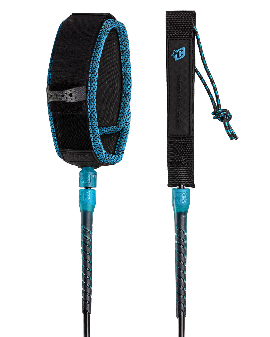 Reliance Longboard Knee 9 : Black Cyan - 9'0