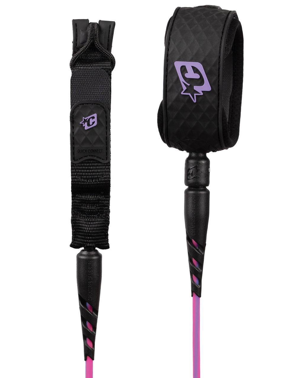 Reliance 2.0 Lite Duty 6 : Bubblegum Twist Black - 6 Ft