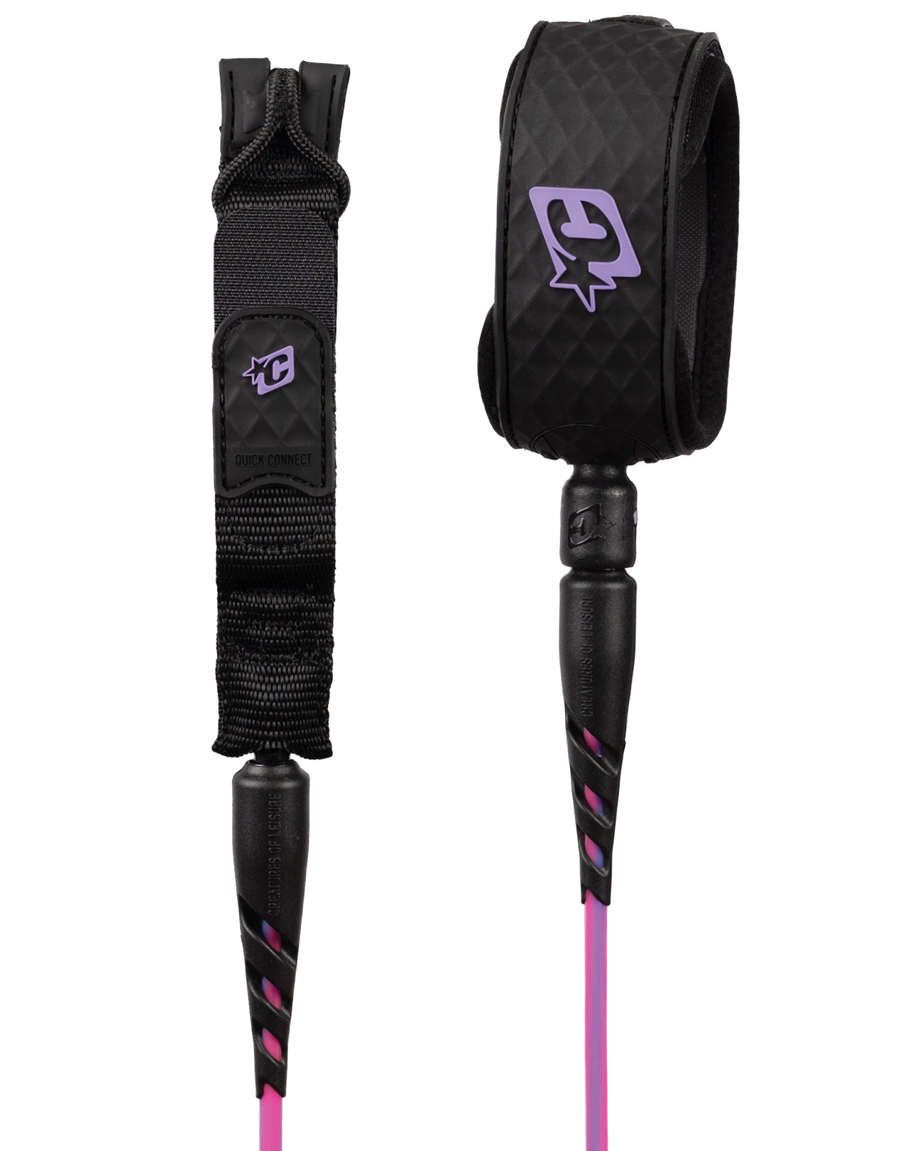 Reliance 2.0 Lite Duty 6 : Bubblegum Twist Black - 6 Ft