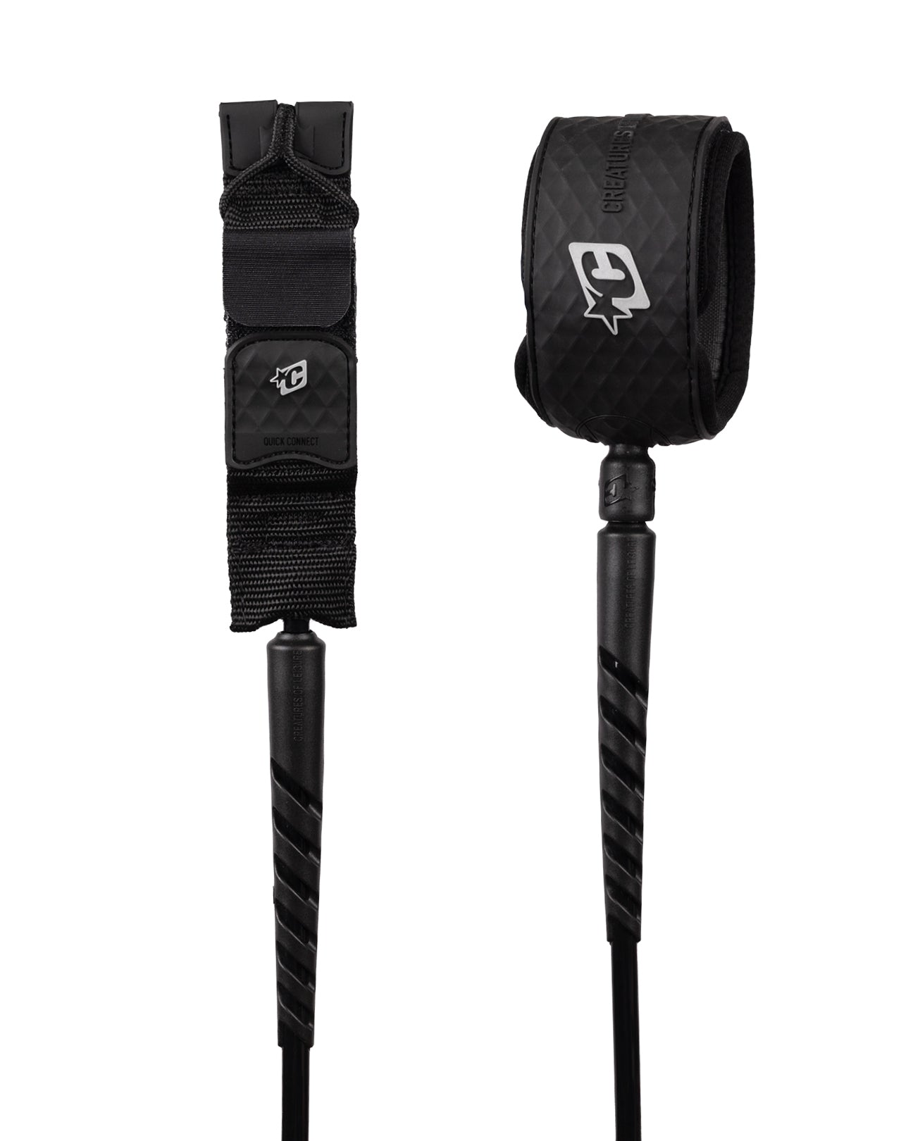 Reliance 2.0 Longboard Heavy Duty Ankle 10 : Black Silver - 10 Ft