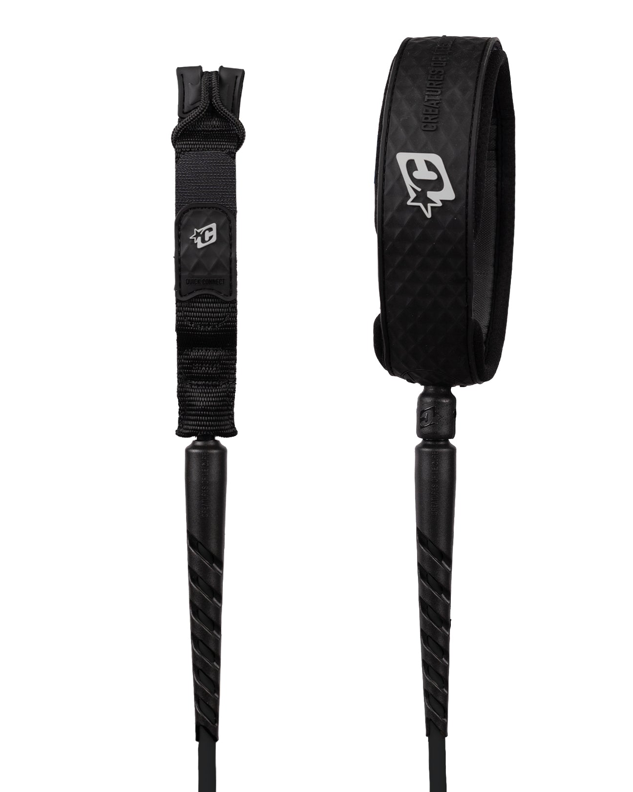 Reliance 2.0 Longboard Standard Duty Knee 9 : Black Silver - 9 Ft