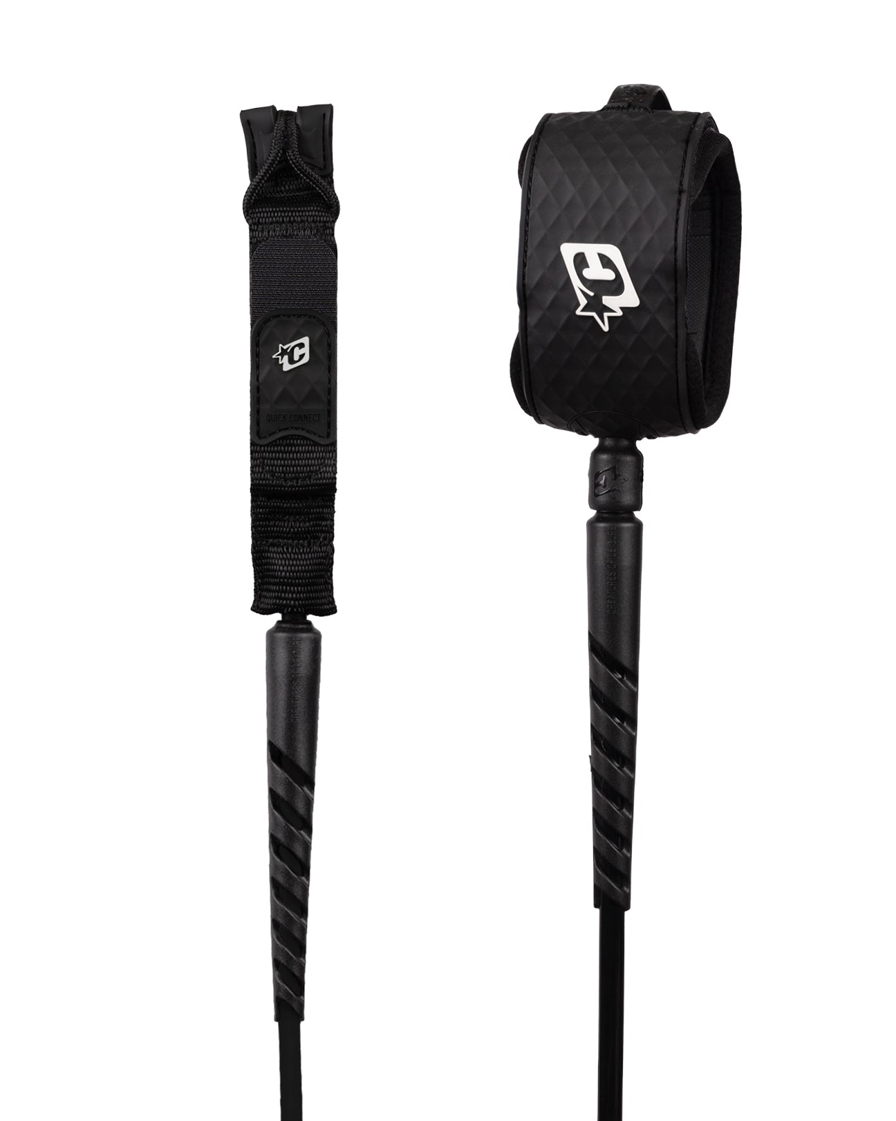 Reliance 2.0 Slim Fit Longboard Standard Duty Ankle 9 : Black White - 9 Ft