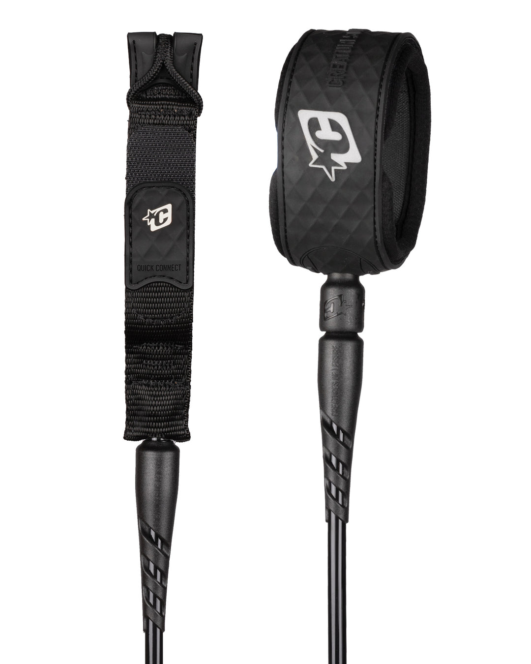 black surf leash