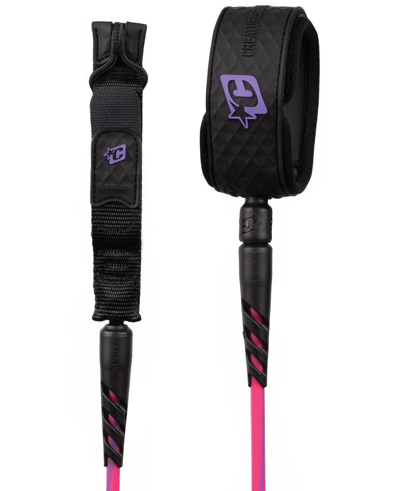 Reliance 2.0 Medium Duty 6 : Bubblegum Twist Black - 6 Ft