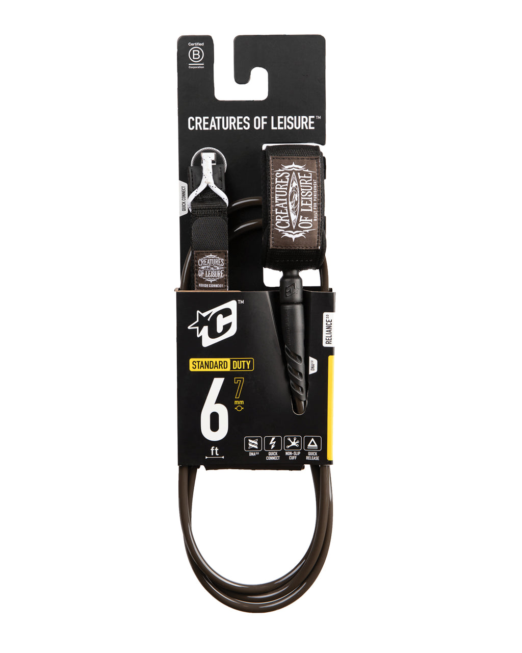 Reliance 2.0 Punish Standard Duty 6 : Coffee Black - 6'0