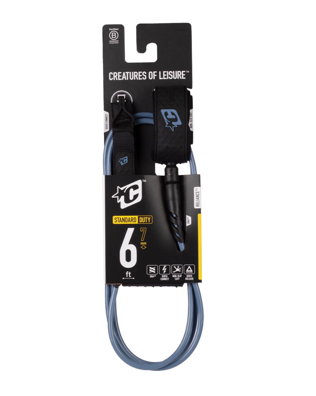 Reliance 2.0 Standard Duty 6 : Slate Black - 6 Ft