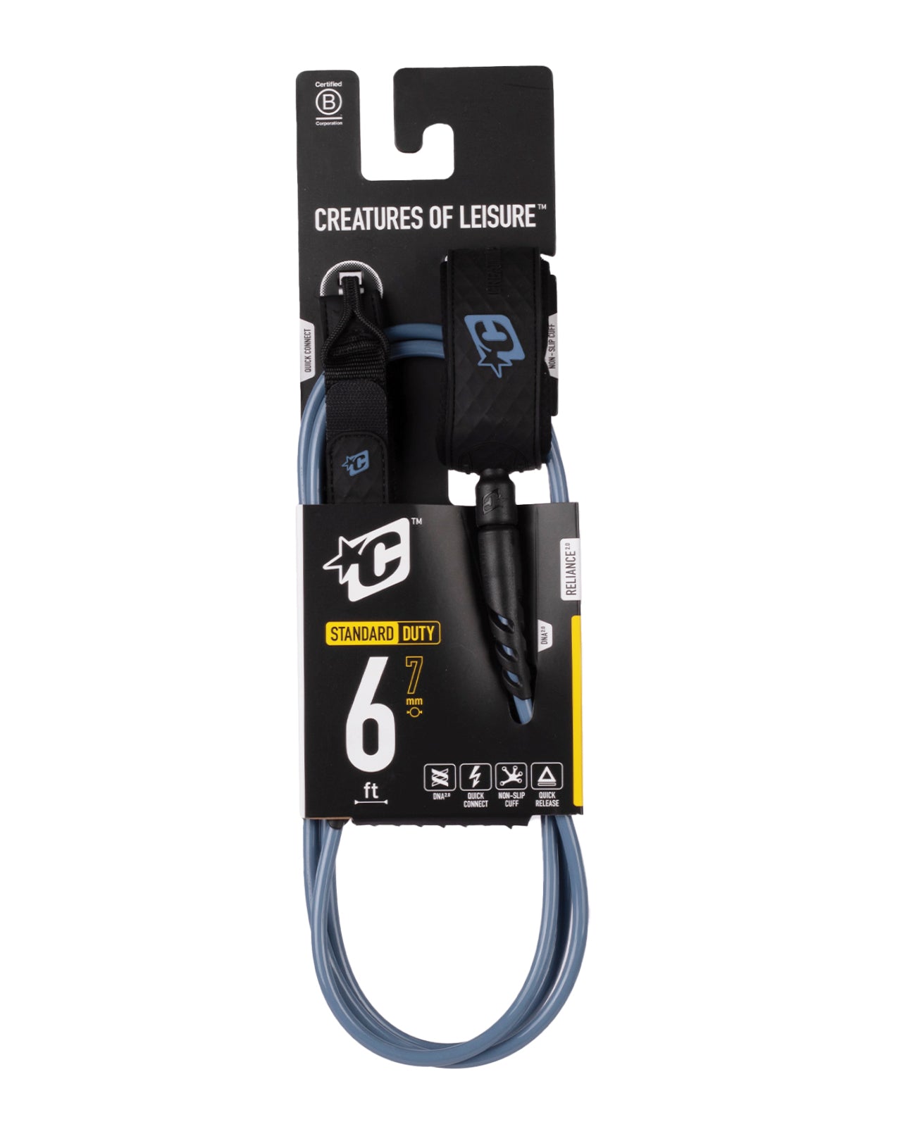 Reliance 2.0 Standard Duty 6 : Slate Black - 6 Ft