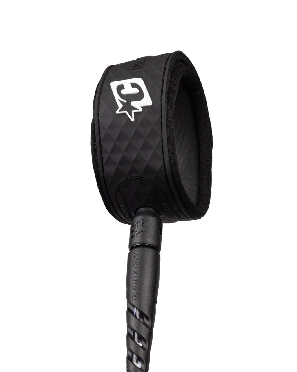 Standard Duty : Clear White Twist Black - 7 Ft
