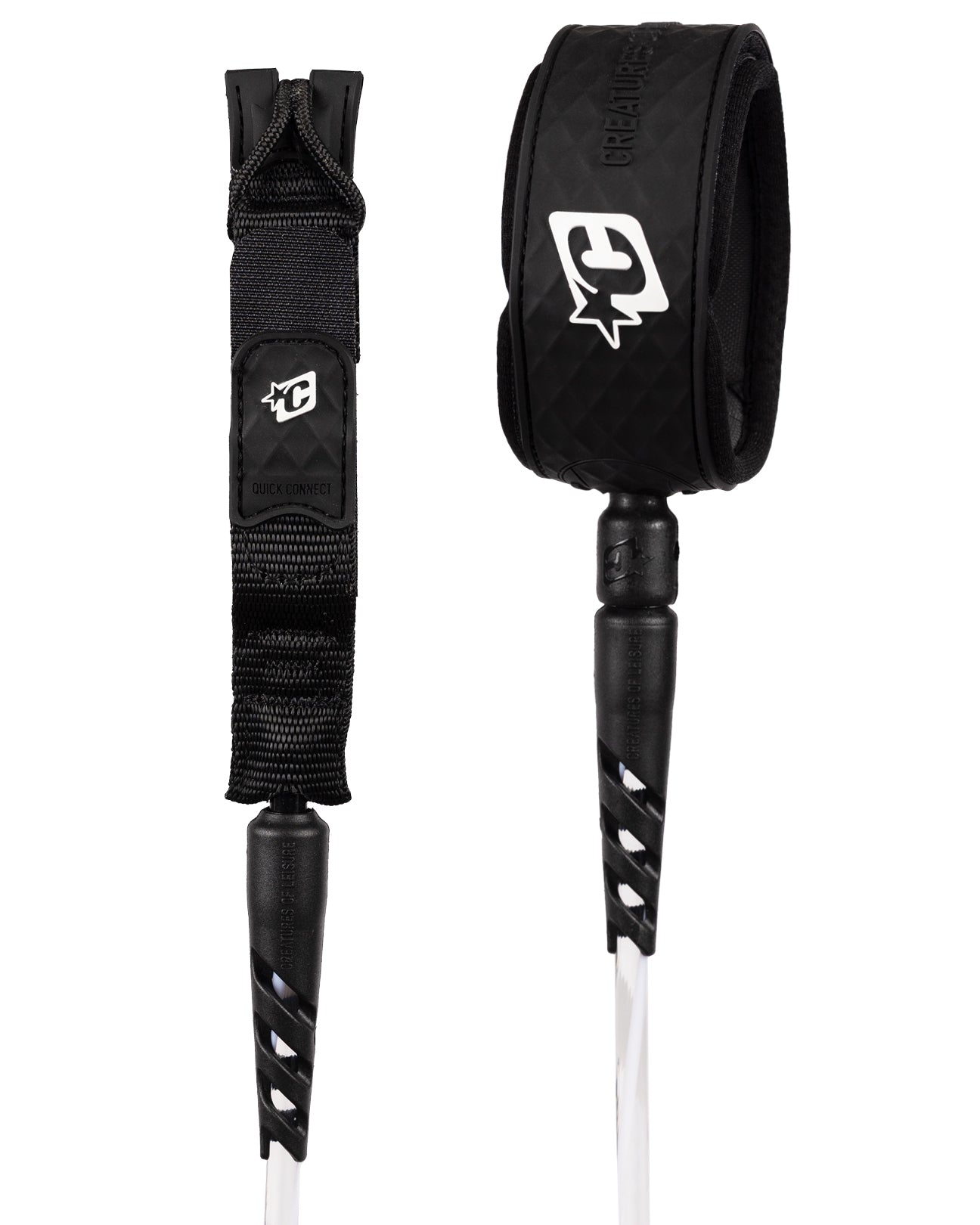 Reliance 2.0 Standard Duty 8: Clear White Twist Black - 8 Ft