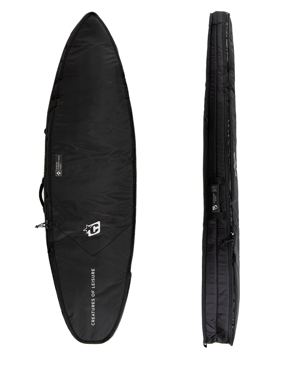 Shortboard Double Black Silver : Black Silver - 6'3