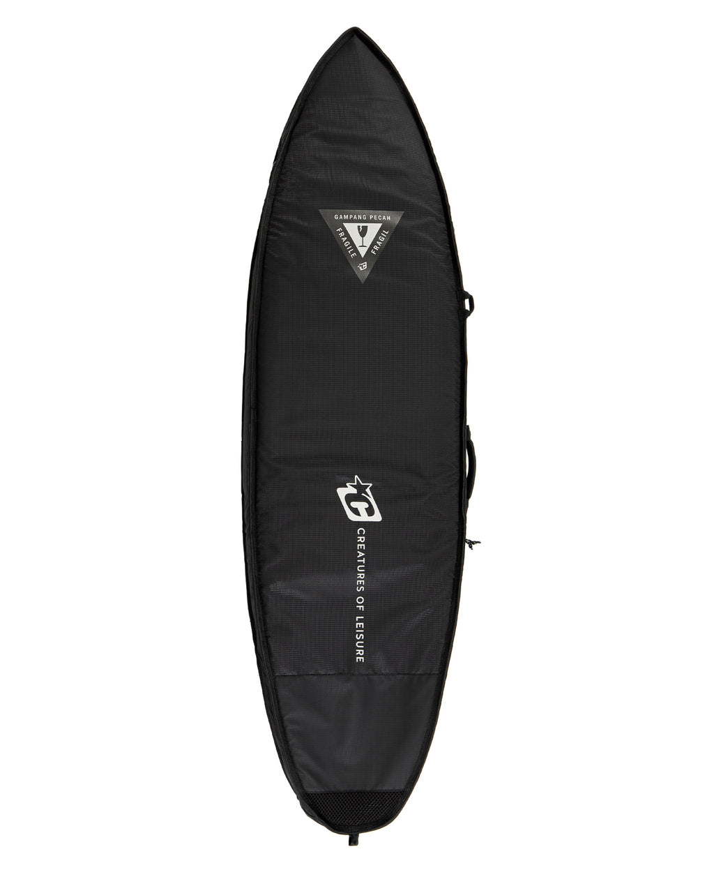 Shortboard Double Black Silver : Black Silver - 6'3