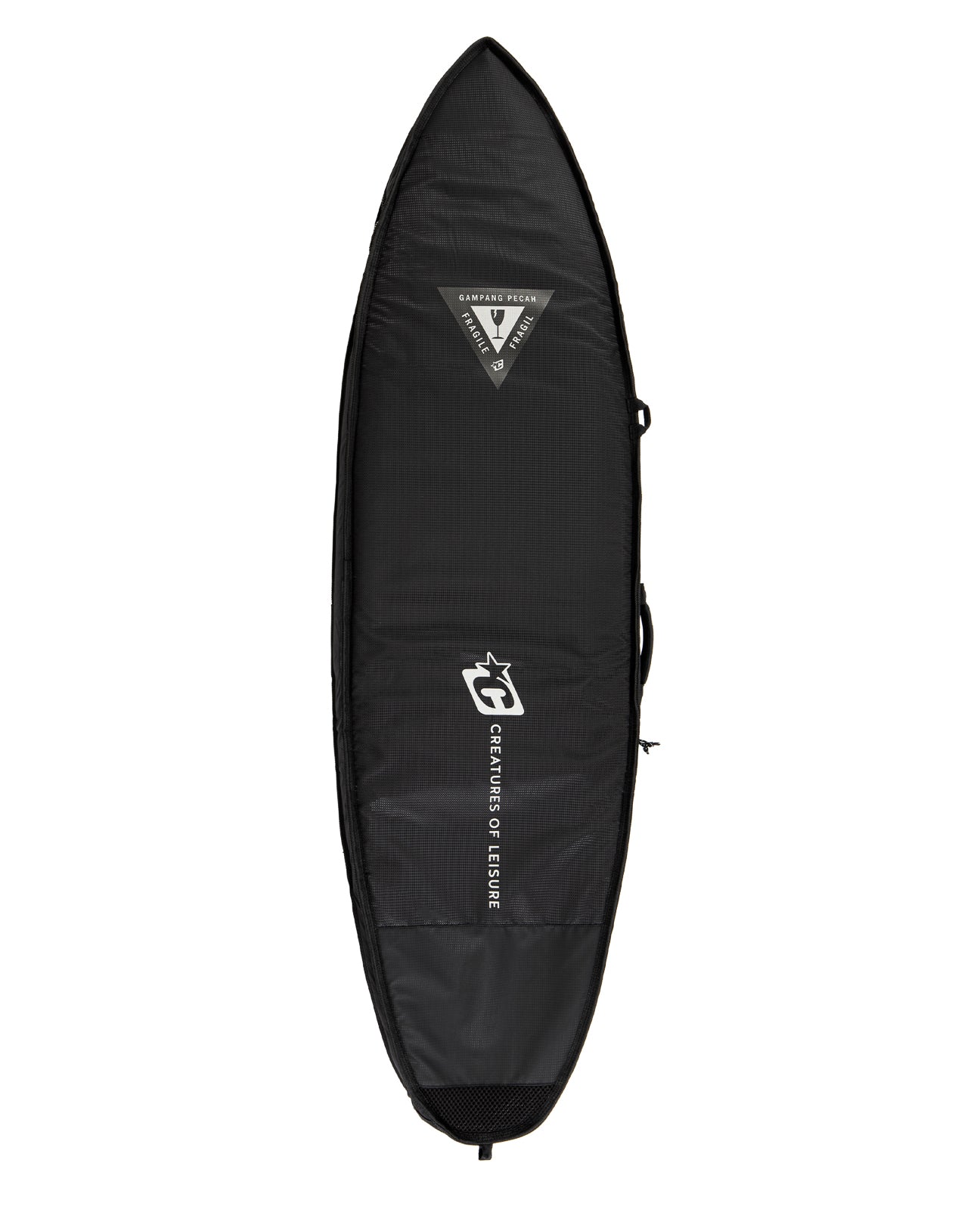 Shortboard Double Black Silver : Black Silver - 6'3
