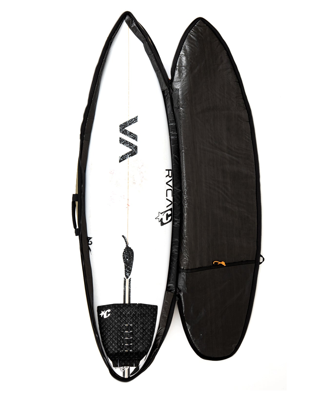 Shortboard Double Black Silver : Black Silver - 6'0