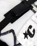 Shortboard Triple : Black Silver - 7'6