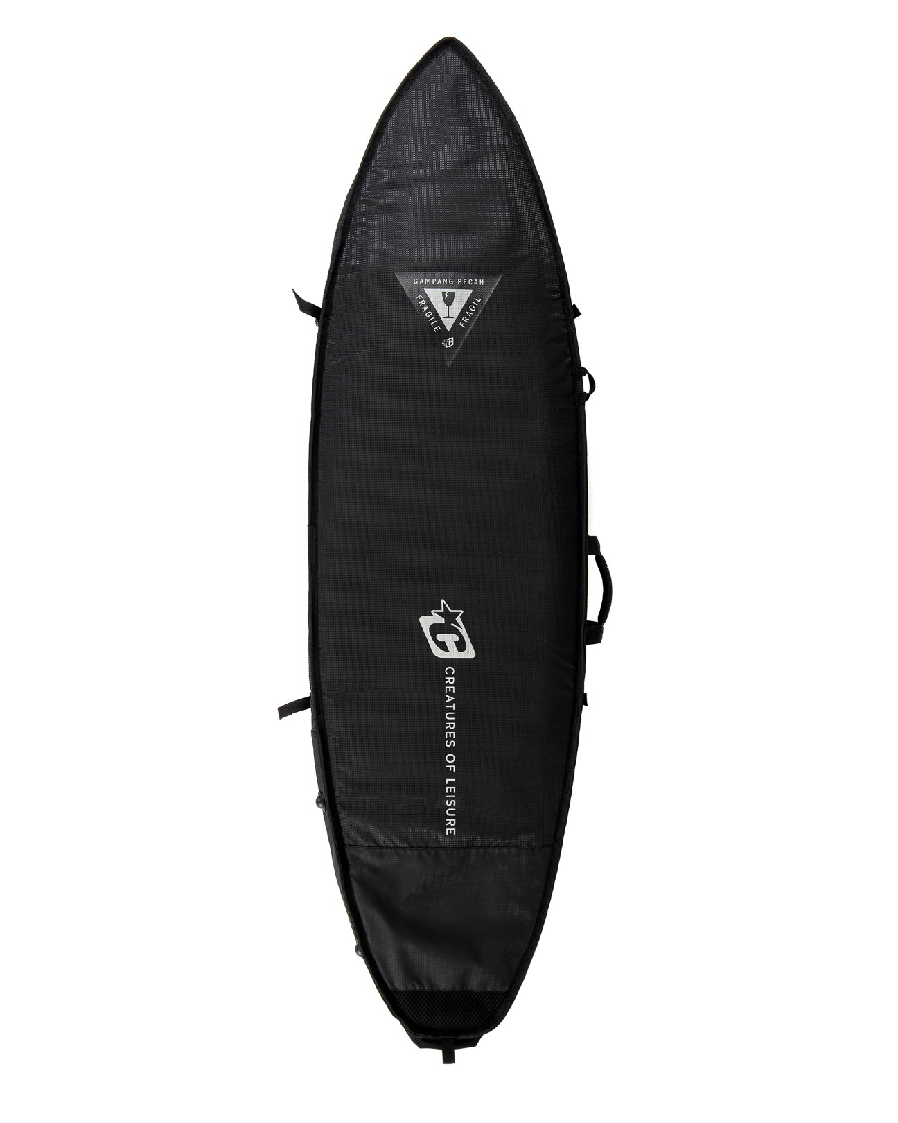 Shortboard Triple : Black Silver - 7'6 – Creatures of Leisure USA