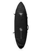 Shortboard Triple : Black Silver - 7'6